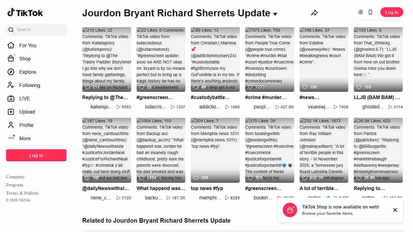 Jourdon Bryant Richard Sherrets Update TikTok